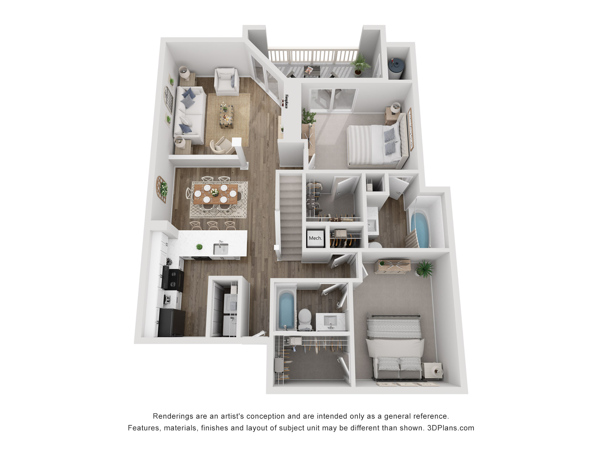 Poplar B2C floor plan